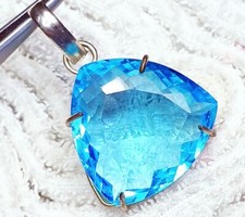 80.60 Ct Aquamarine Certified Loose Gemstone For Pendent With Free Gift