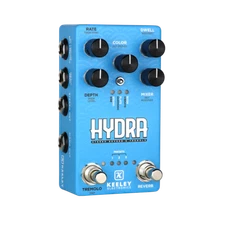 Used Keeley Hydra Stereo Reverb & Tremolo Guitar Effects Pedal