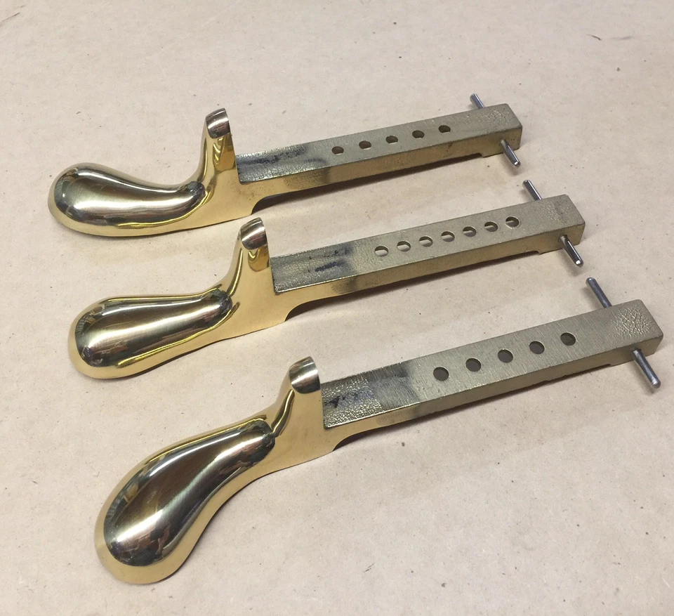 Baldwin Factory Juego de Pedales de Piano Verticales/Verticales, Latón Macizo, Juego de 3 Pedales Foto 2 de 3