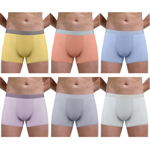 6 Pack Mens Underwear Boxer Briefs, Moisture-Wicking Breathable, Soft, Multipack - Picture 11 of 17