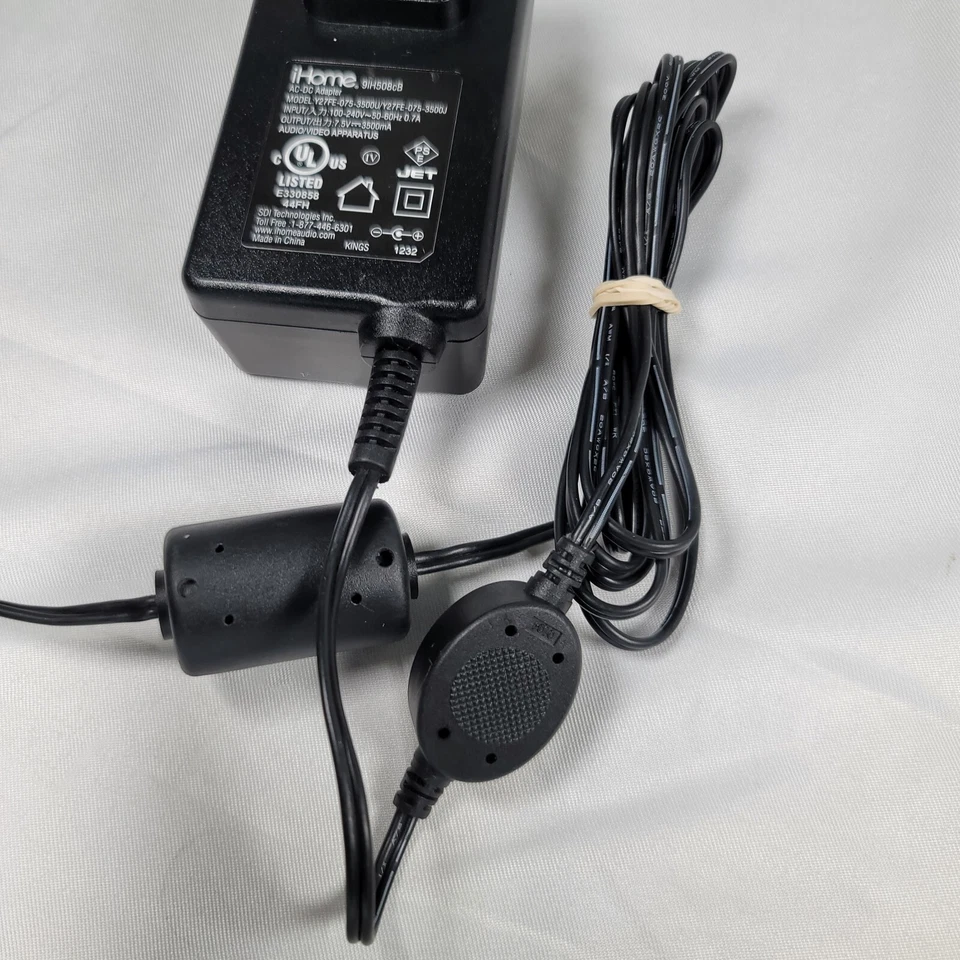 Adaptador de CA iHOME 9IH508cB Y27FE-075-3500U/Y27FE-075-3500J 7,5 V 3500 mA genuino Foto 4 de 4
