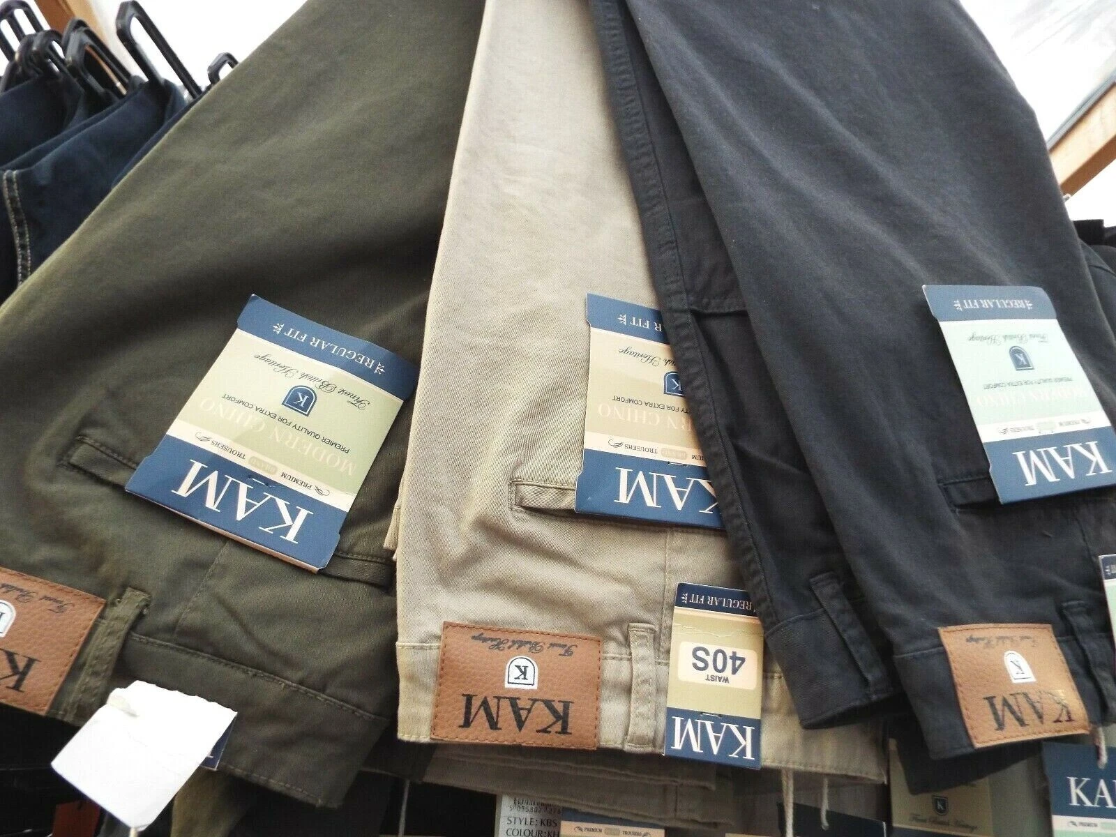 Kam Chino Stretch Trousers
Opens in a new window or tab