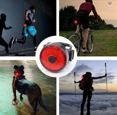 LED Red Safety Light for runners, walkers, bikers and worker safety