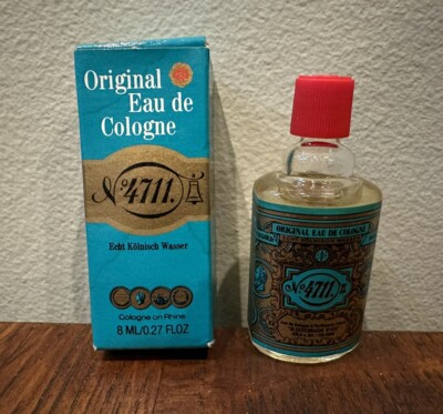 4711 Blau Gold Echt Kolnisch Wasser Eau de Cologne 0.27 oz /8 mL Mini ~ VINTAGE