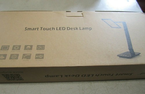 Saicoo Smart Touch LED Desk Lamp w Large Panel Black X100 - Picture 1 of 4