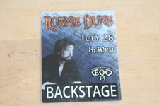 Ronnie Dunn  - Laminated Backstage Pass - Emerald Casino - FREE SHIPPING -