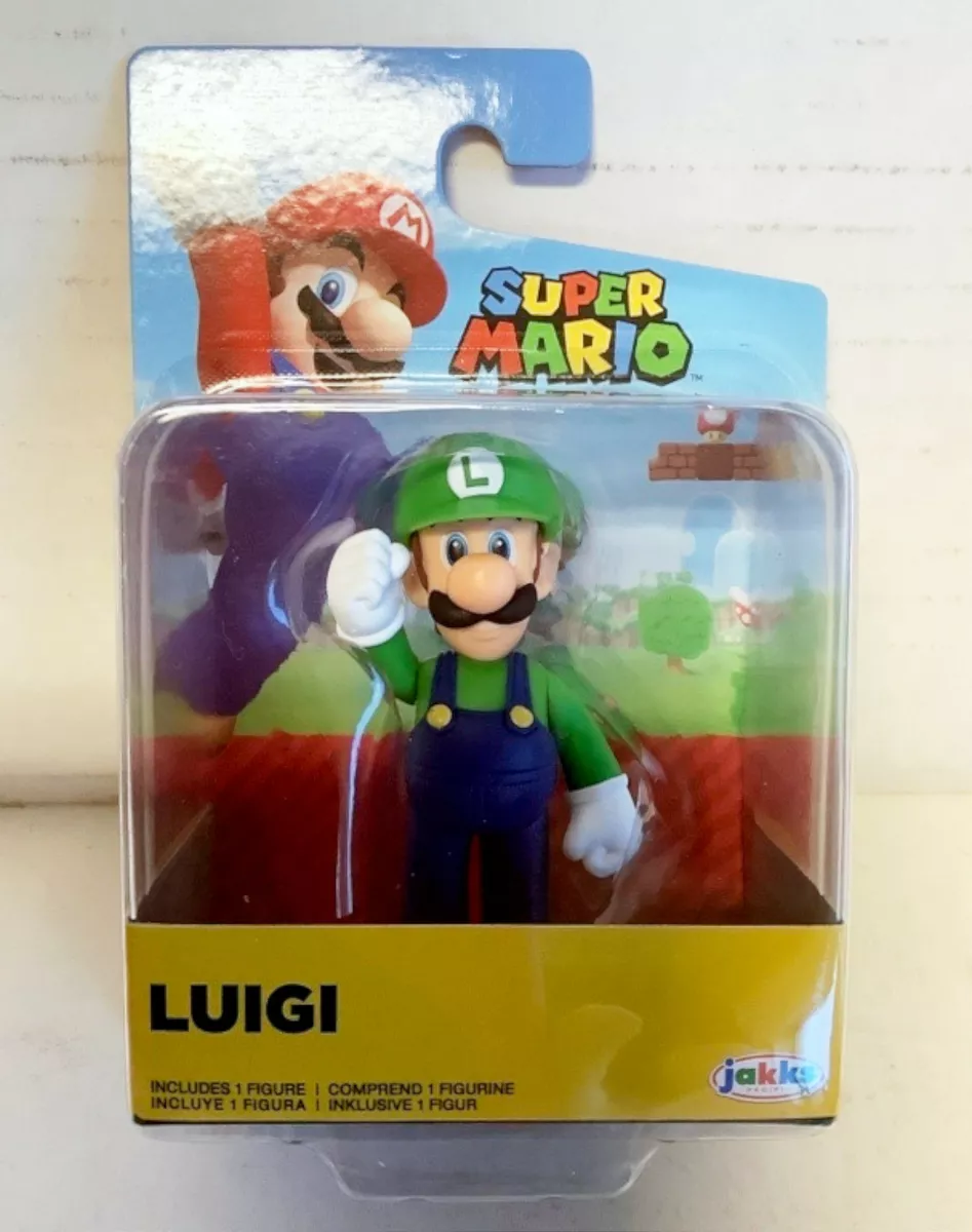 Luigi - Super Mario Figurine by JAKKS