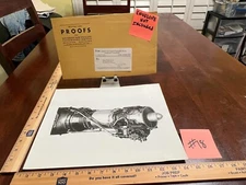 1960s PRATT AND WHITNEY ENGINE PROOF/PHOTO 11X14 (SOUTHERN N.E. TOPOGRAPHIC) #18