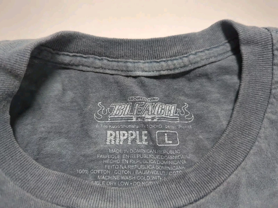 Camiseta SHONEN JUMP BLEACH Anime Ripple Junction ICHIGO Estampado Gráfico Grande Foto 4 de 4