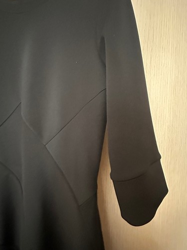 Viktor&rolf 3/4 Sleeves Black Wool /Polyester Dress 44 New - Picture 7 of 15