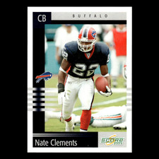 Nate Clements #12 2003 Score Buffalo Bills Football Card NFL NM