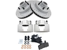 For 1992-1999 GMC C1500 Suburban Brake Pad Rotor and Caliper Set Front 58158KDTQ