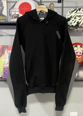 Mertra Colorblock Black/Gray Hoodie Sweatshirt M