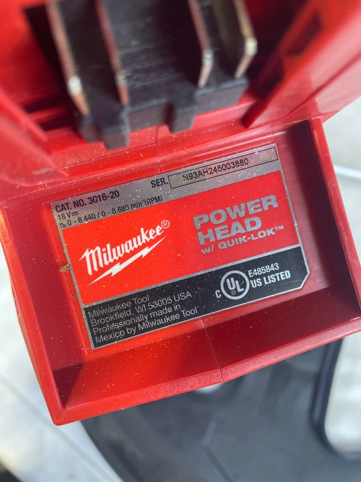 Milwaukee 49-16-2717 Quik-Lok String Trimmer Attachment With Power Head 3016-20 - Image 3 of 4