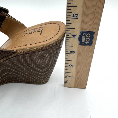 BOC B.O.C. Born Concept Ginerva Keilabsatz Slipper Sandalen T.Moro Größe 7 braun - Bild 9 von 12