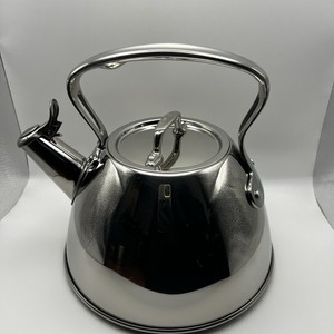 ALL-CLAD METALCRAFTERS STAINLESS STEEL 2 QT/1.9L WHISTLING TEA KETTLE POT