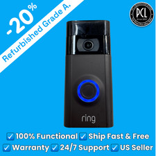   Ring Video Doorbell 2 1080p HD Video 2-Way Talk Night Vision  