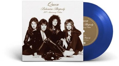 Queen & Adam Lambert - Bohemian Rhapsody - Blue Colored Vinyl [New 7'' Vinyl] Blu