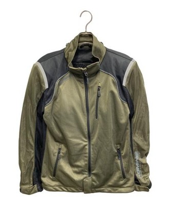 komine                    biker jacket green