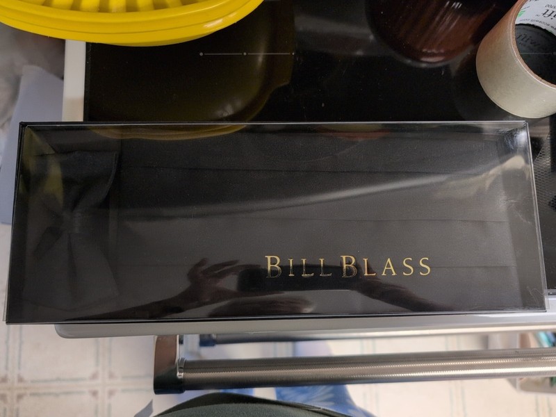  Bill Blass Mens Formal Tuxedo Cummerbund Bow Tie Set Satin Black- USA