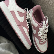 Nike Air Force 1 Pink White Leather Low Top M...