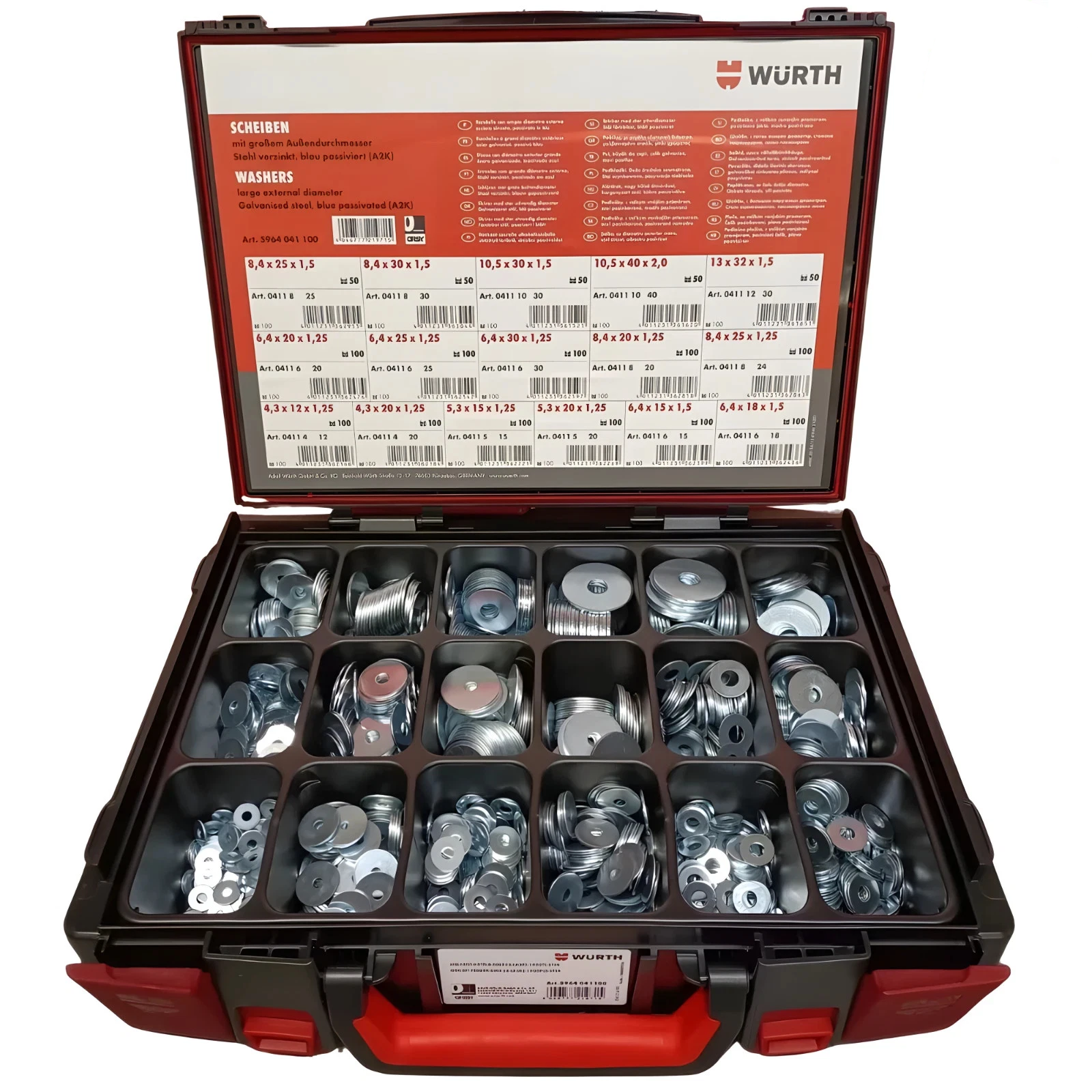 Würth® ORSY Assortment of Repair Penny Washers | Metric System Kit - 1400 Piece