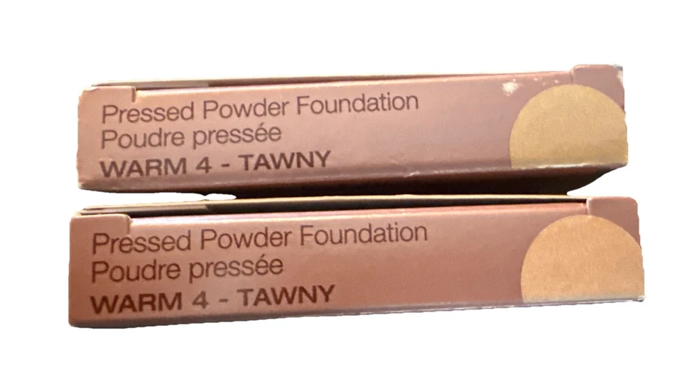 (2) Base en polvo prensada Mineral Fusion cálida 4 tawny - 100 % auténtica Foto 3 de 4
