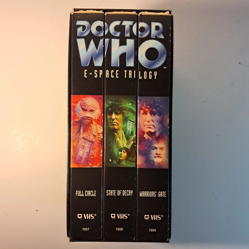 Doctor Who - The E-Space Trilogy (VHS, 1997, 3-Tape Set) - Image 2 of 4