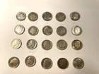 Lot of 20 Roosevelt 90% Silver Dimes US Coins 10C Uncertified 1946-1964