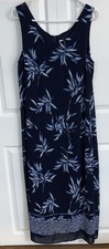 Fancy Lady Hawaiian Summer Sleeveless Maxi Dress Resort Wear Women’s 14.5