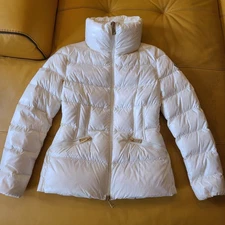 MONCLER DAPHNE GIUBBOTTO Down Jacket Women' SZ 1 / S (IVORY) RETAIL PRICE $1,500