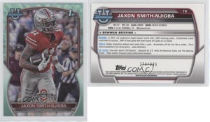 2022 Bowman U Chrome Aqua Wave Refractor /299 Jaxon Smith-Njigba #78