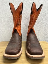 Durango Men's Rebel Pro Bay Brown  Orange Square Toe Cowboy Boots DDB0230