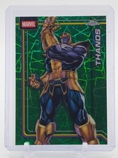 THANOS 2026 TOPPS CHROME MARVEL COMICS HULK GREEN LAZER REFRACTOR /99 #174 Q3873