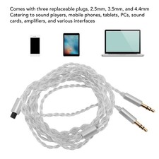 Headphone Adapter Cable 49.21 Inch Length Headphone Y Splitter Cable Dual 3.5mm