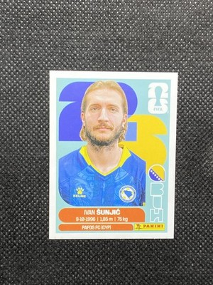 2026 Panini FIFA World Cup Stickers Ivan Sunjic BIH Bosnia & Herzegovina #BIH11
