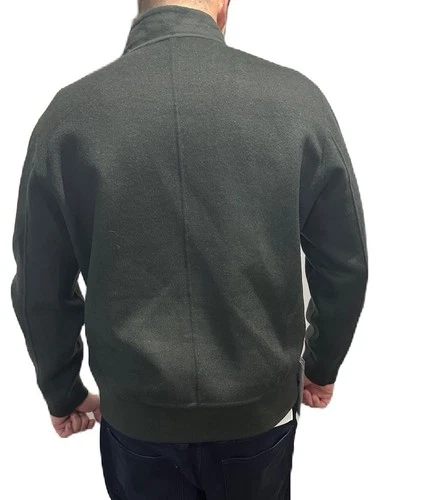 RIVO Wool Men's Bomber Minimalistic Reversible Jacket NWT Size 52 or L image 2