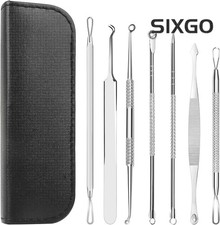 Pimple Popper Blackhead Remover Kit Comedone Acne Spot Zit Clean Extractor Tools
