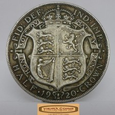1920 Great Britain Silver Half Crown - #C61794NQ