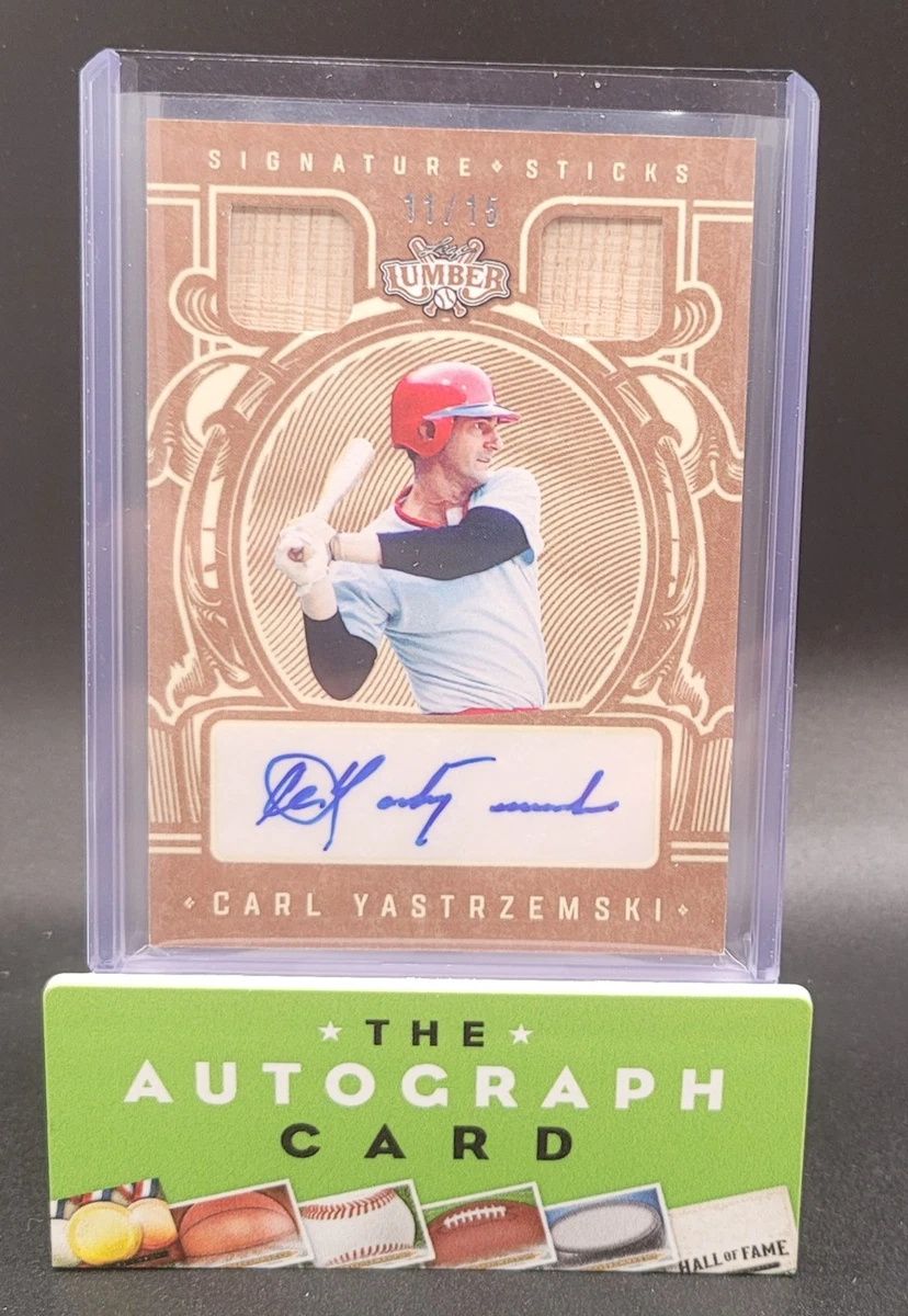 Carl Yastrzemski Autographed Baseball Cards for sale | eBay