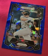 2024 Panini Prizm - Blue Ice Prizm #74 Ryan Lasko (RC) Athletics MLB