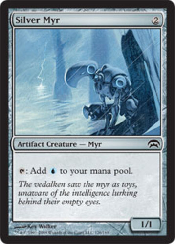 4x Silver Myr NM-Mint, English Planechase MTG Magic