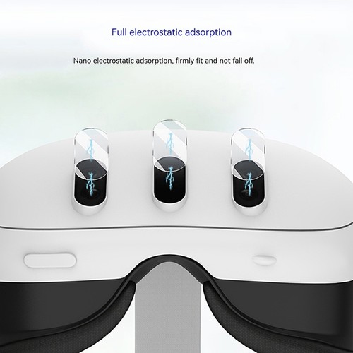 Für Meta Quest 3 VR Headset Host Gehärtetes Glas Schutzfolie HD Schutzfolie Film - Picture 8 of 9