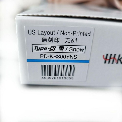 PFU PD-KB800YNS HHKB HYBRID Type-S Unprinted US Layout 60kyes Color: Snow - Afbeelding 15 van 16