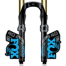 Fork Sticker for 2021 FOX 40 Mountain Bike DH Bicycle Decals blue gray grey