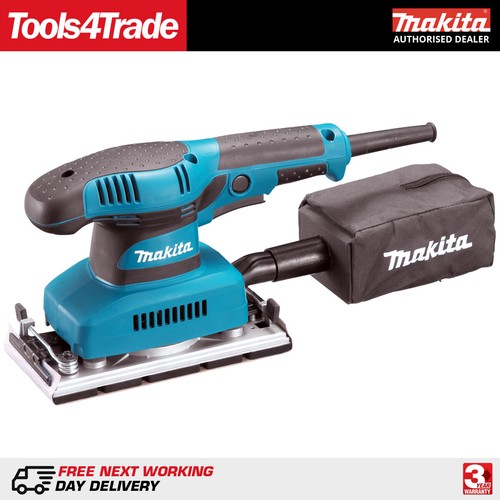 Makita BO3710 1/3” Sheet Orbital Finishing Sander 240V with Punch Plate