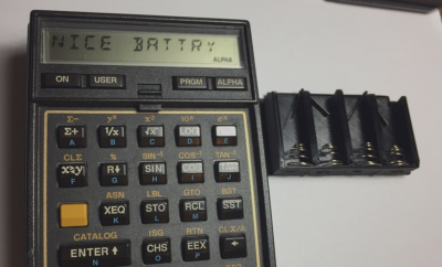 Calculatrice Hewlett Packard HP41Cv Vintage Avec Batterie NiMH (occasion, Fonctionnelle)