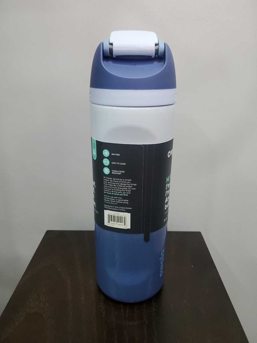 Owala FreeSip Stainless Steel Water Bottle / 24oz / Color: Riptide