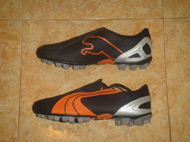 puma soccer cleats kids brown