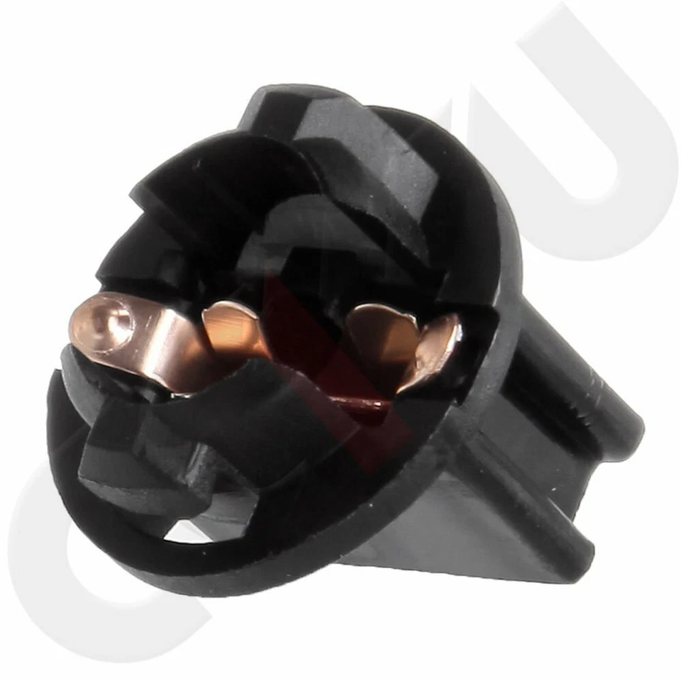 10X 194 T10 Instrumento Velocímetro Luz Blanco LED Bombilla Bloqueo Giratorio Soporte de Enchufe Foto 3 de 4